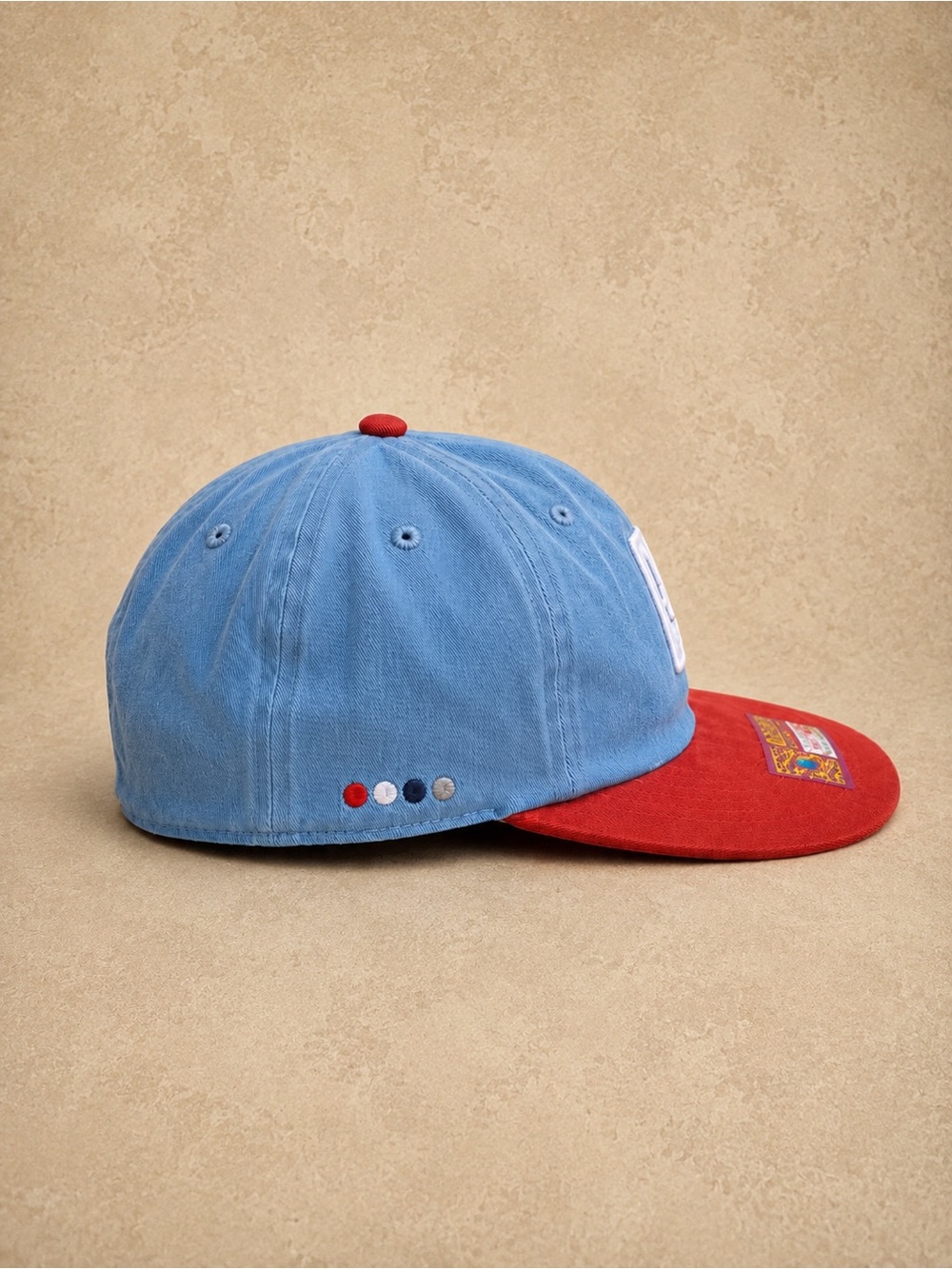 FANINK USA Soccer Snapback Hat Blue Red Vintage 1913 New With Tags - Picture 3 of 10